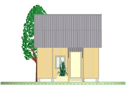 Садовый домик проекта Стандарт-18, профиль